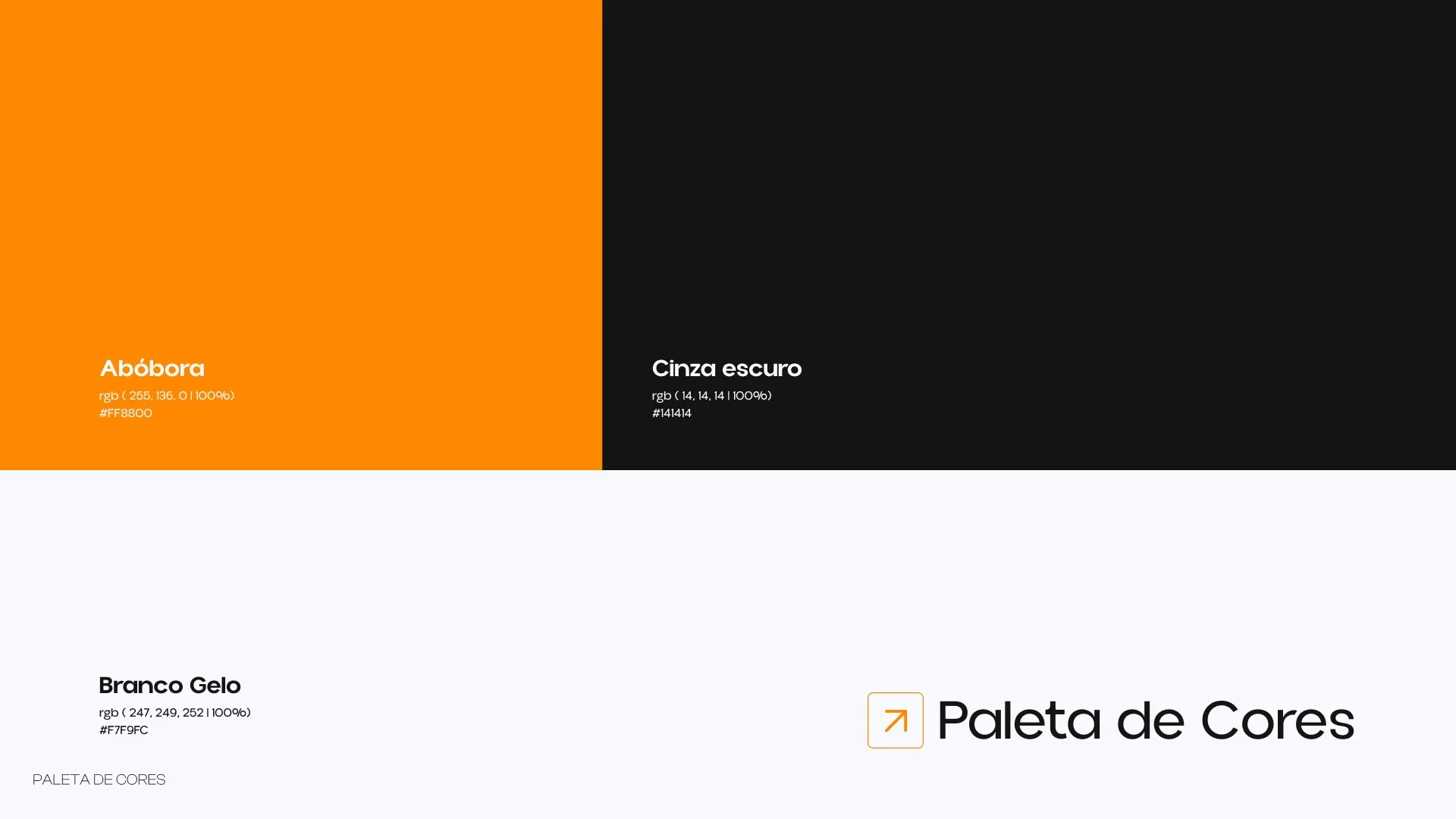 Qora: Paleta de cores